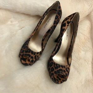 Leopard heels by Nine West